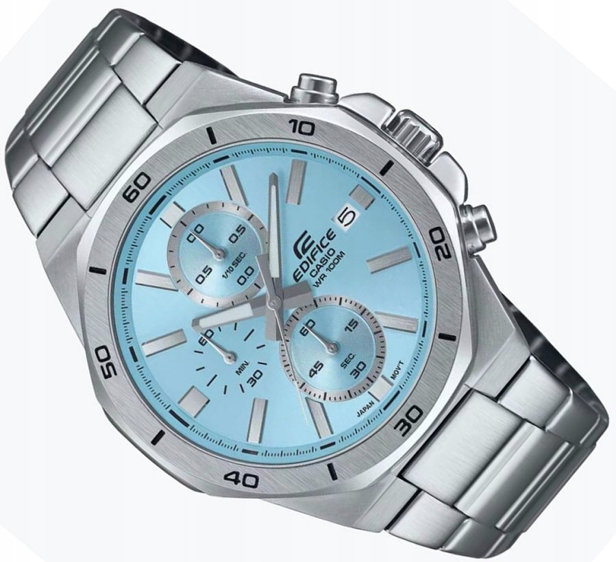 Pánské Hodinky Casio Edifice EFV-640D-2BVUEF Módní Chrono Modré Box 44 mm