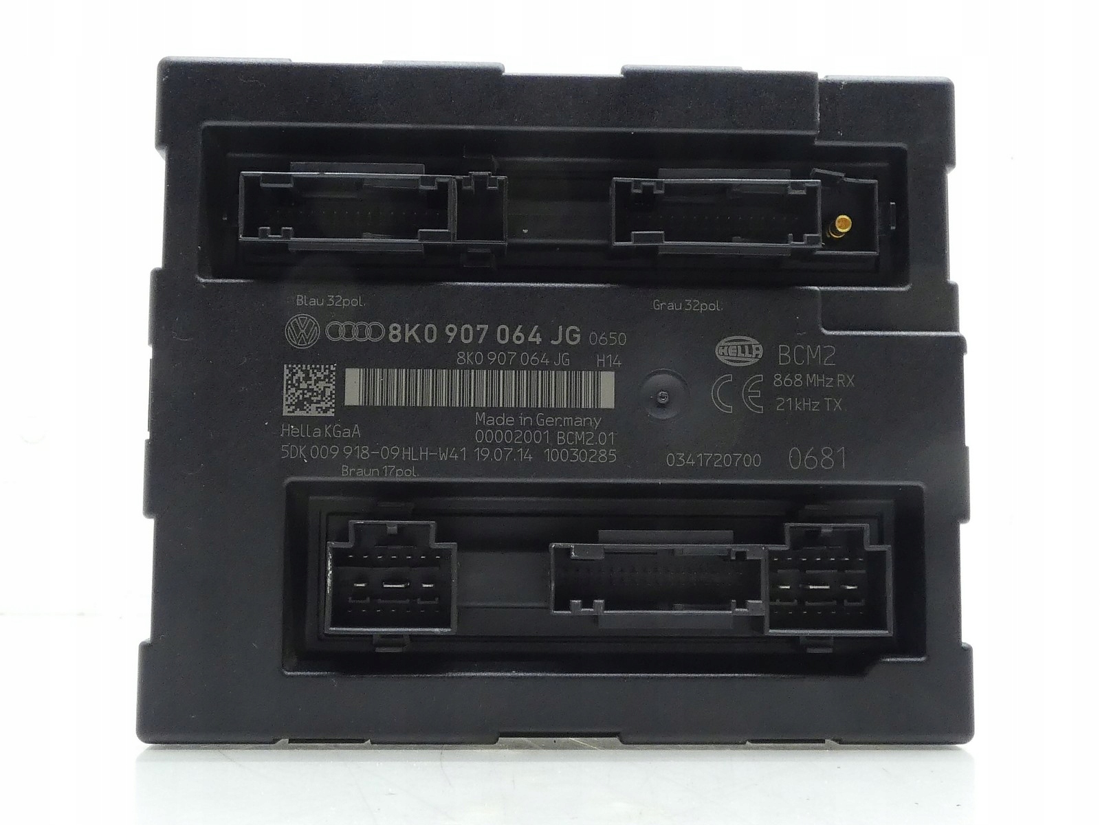 module control unit KOMFORTU AUDI A5 8T A4 B8 Q5 8R 8K0907064JG