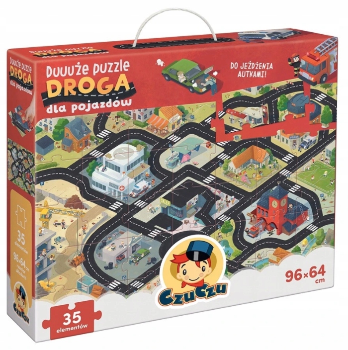 

Czuczu Duuuże Puzzle Droga Dla Pojazdów Czu Czu 3+