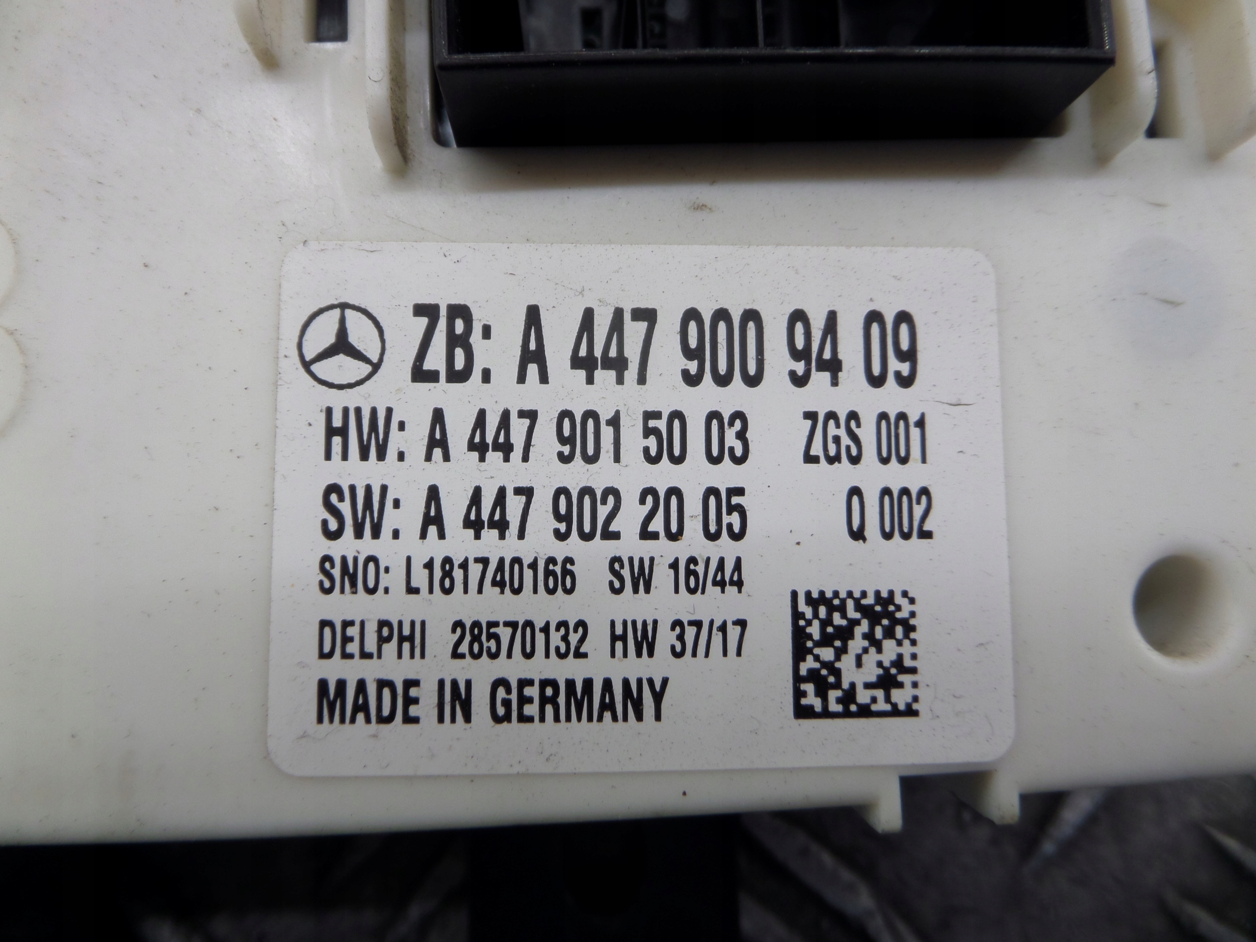 module control unit SAM A4479009409 VITO W447