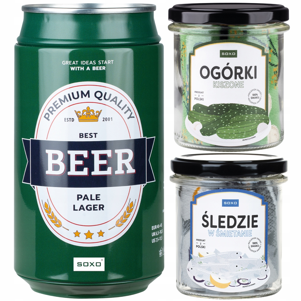 

3X Skarpetki Soxo Dzień Chłopaka Skarpety Męskie