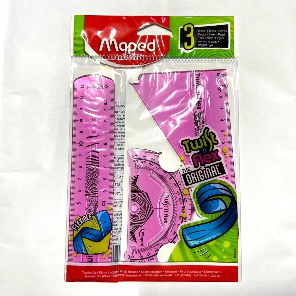 Komplet geometryczny niełamliwy 3 elementy