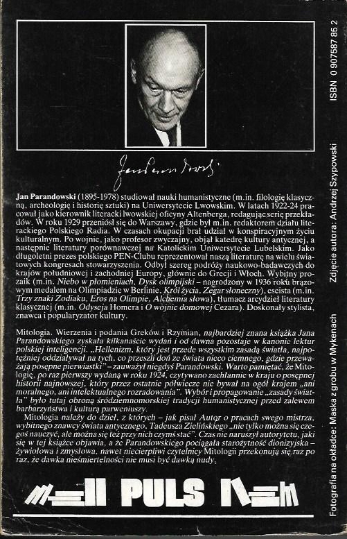 MITOLOGIA Jan Parandowski Gatunek Religie, wierzenia świata starożytnego
