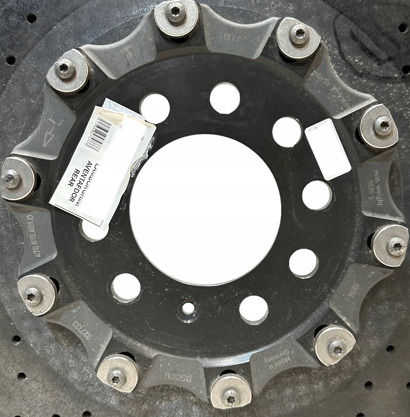 LAMBORGHINI AVENTADOR LP700 rear disc brake disc LH 470615601D