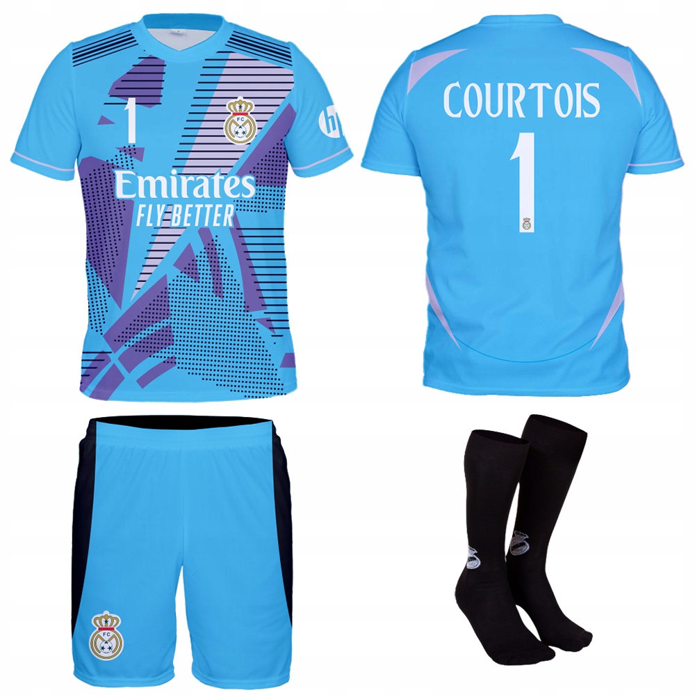 Souprava Courtois Madrid kraťasy , kraťasy a štulpny , velikost 116