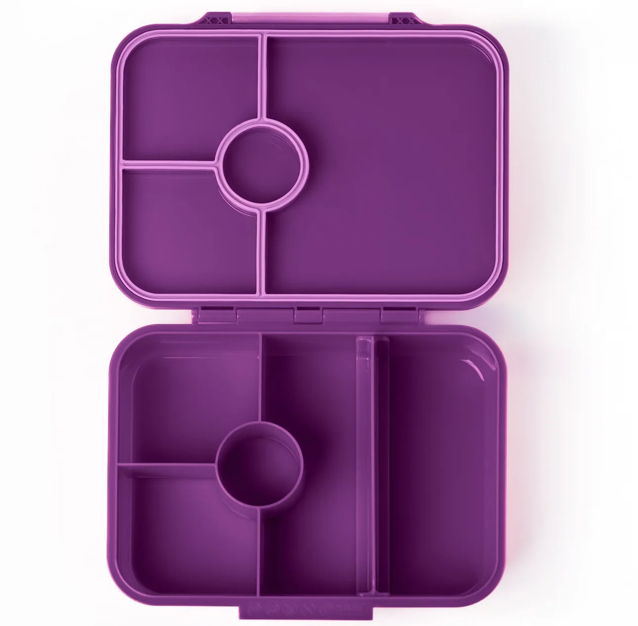 Lekkabox Classic śniadaniówka dla dzieci z przegródkami, Lilac