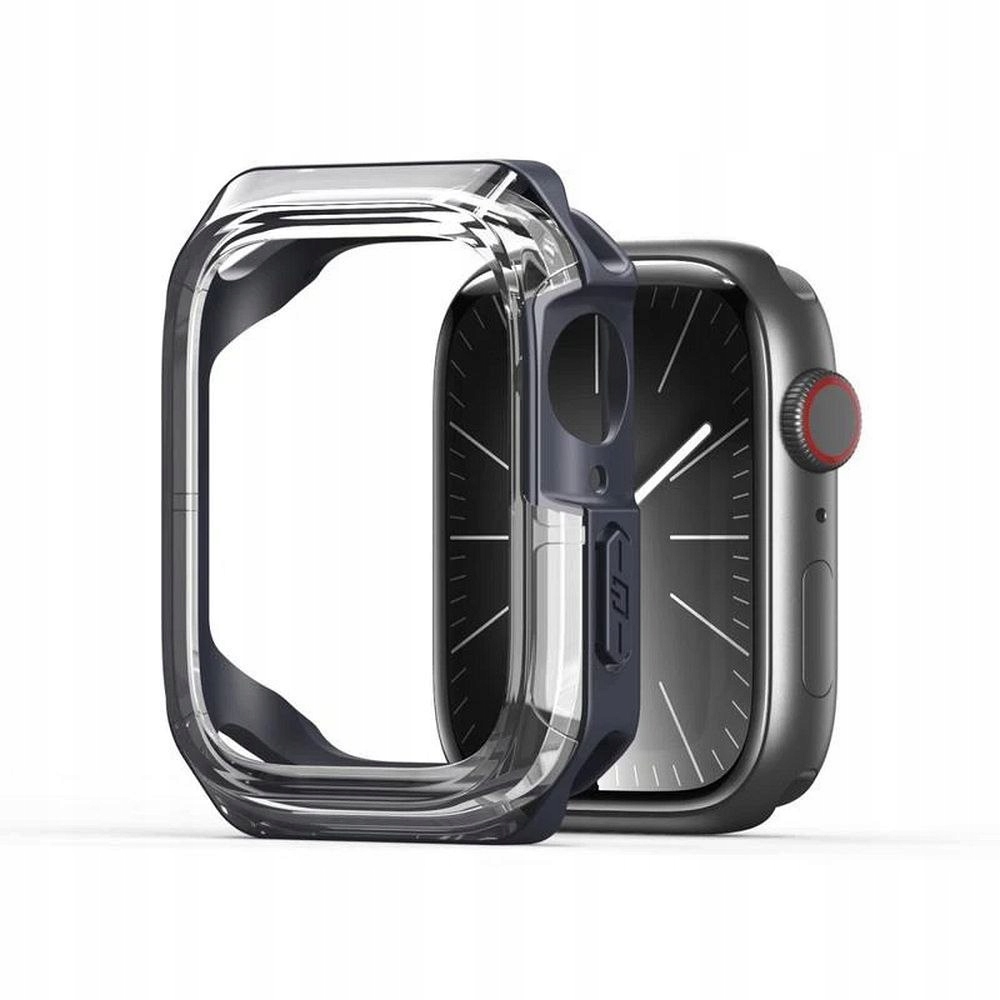 Dux Ducis futerał Tamo do Apple Watch serii 10 42 mm transparentny z szarym