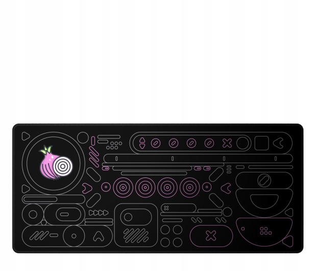 Podkładka pod mysz Dark Project Onionite Dark Pattern XL