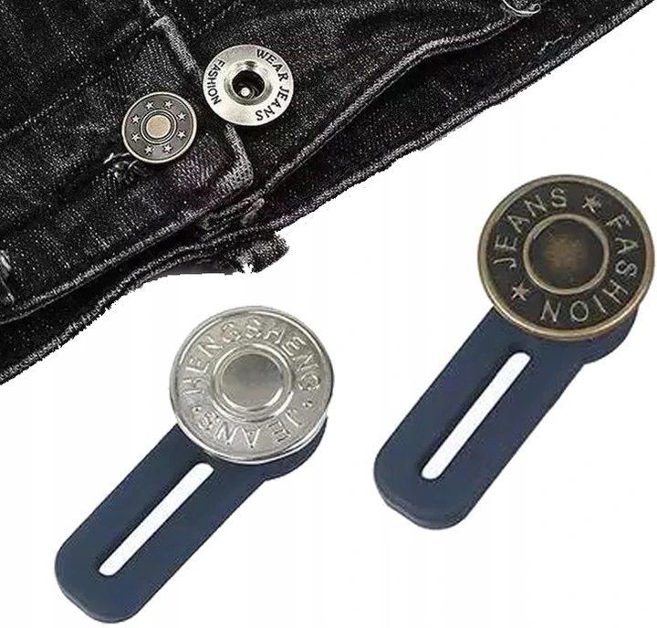GUZIK POSZERZAJĄCY SPODNIE PRZEDŁUŻACZ JEANS GUZIKI KOMPLET 2 SZT EAN (GTIN) 4573103904699