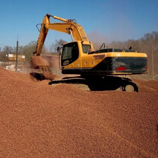 Keramzyt Granulat Ceramiczny Drenaż 1-4 mm 50 L Kolor brązowy