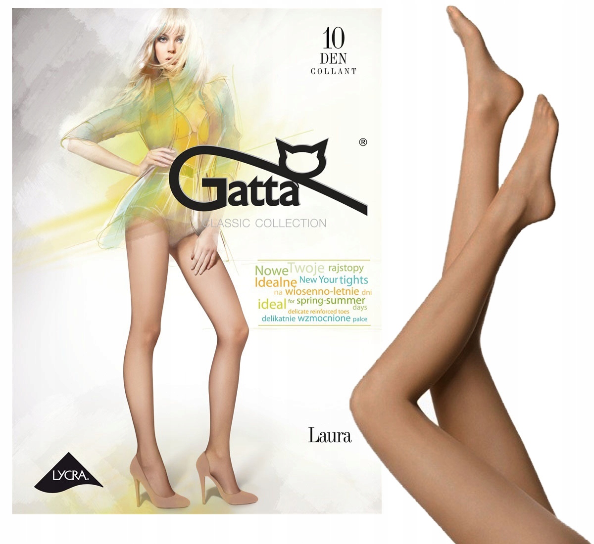 

Rajstopy Gatta Laura 10 Den 3-M golden