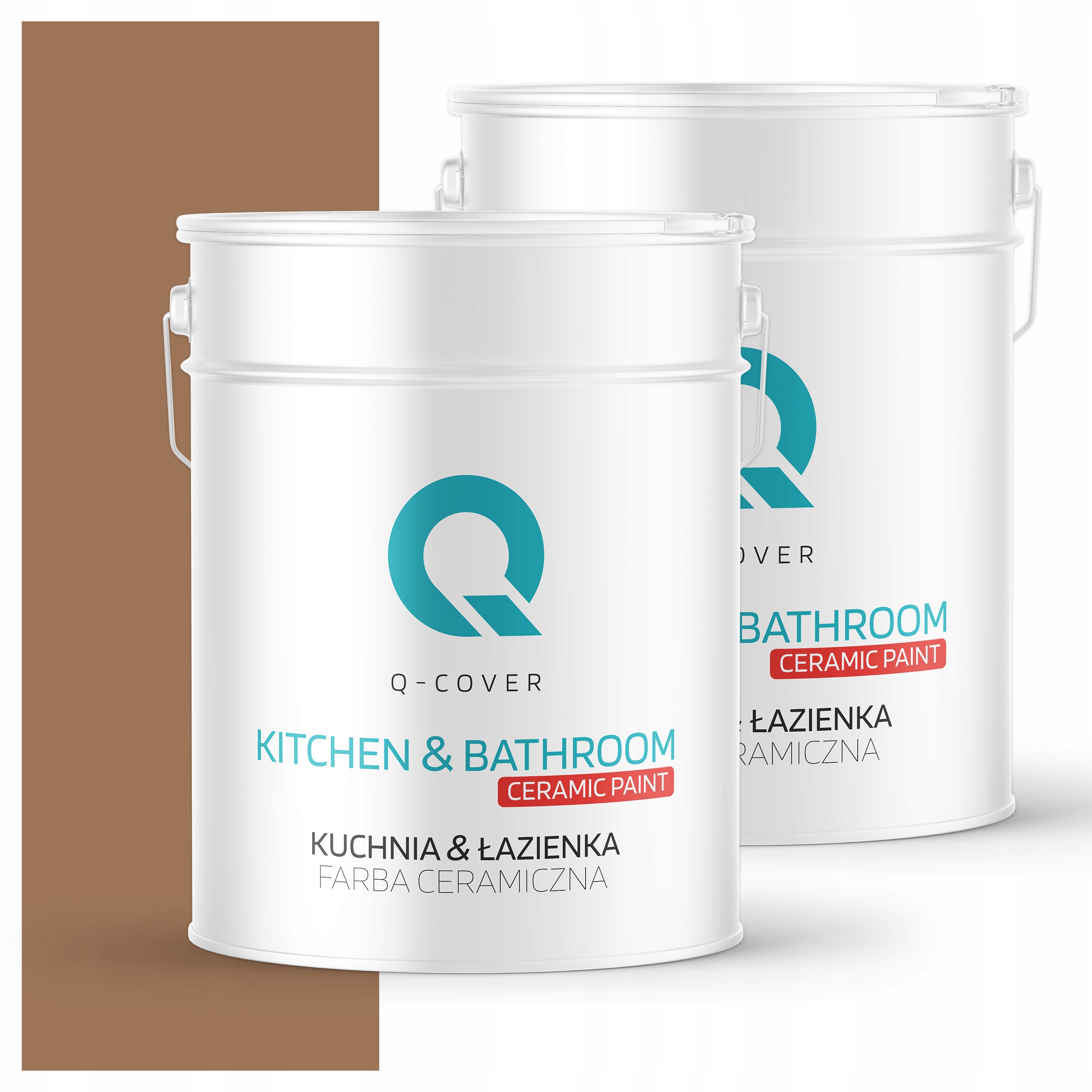 Farba do kuchyne a kúpeľne Umývateľná 10L Hlboká matná farba Hnedá H5018