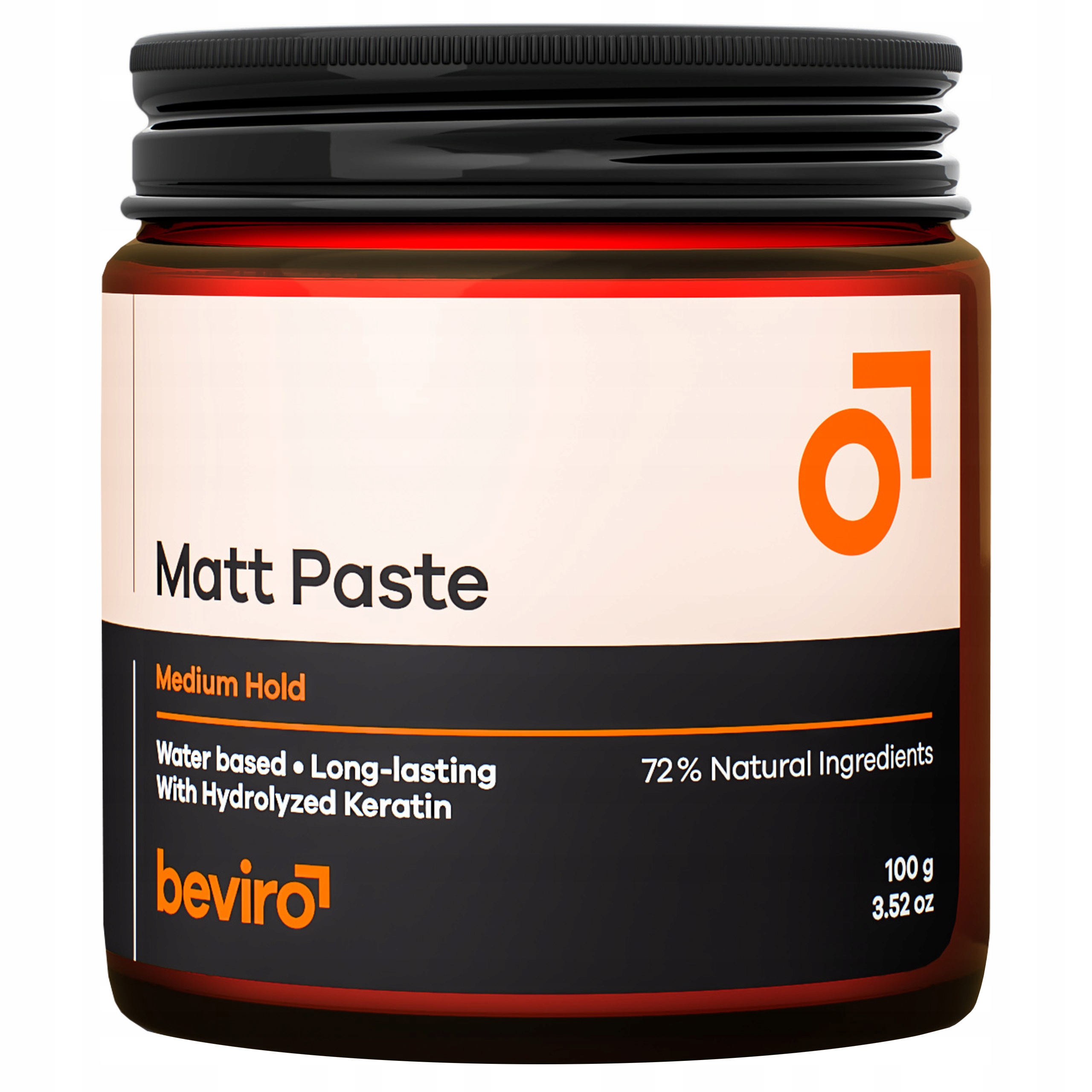 Beviro Matt Paste Strong Hold pasta do włosów matowa mocne utrwalenie 100g
