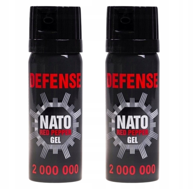 2 x Gaz Pieprzowy Nato Defense 40050-C 50 ML Cone Żel