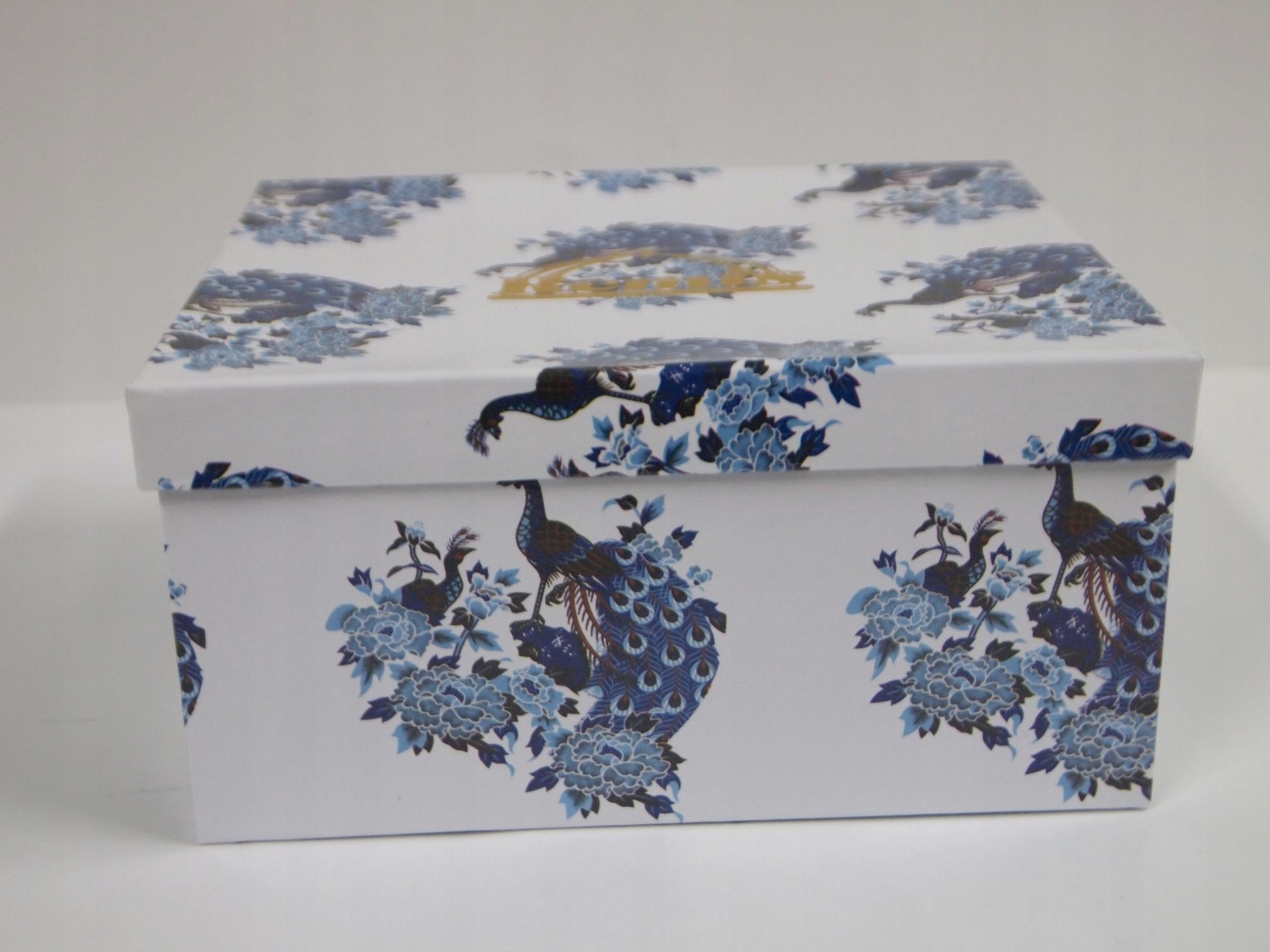 Zestaw 2 FILIŻANKI+ 2 SPODKI PAW NIEBIESKI W PUDEŁKU Pojemność 250 ml