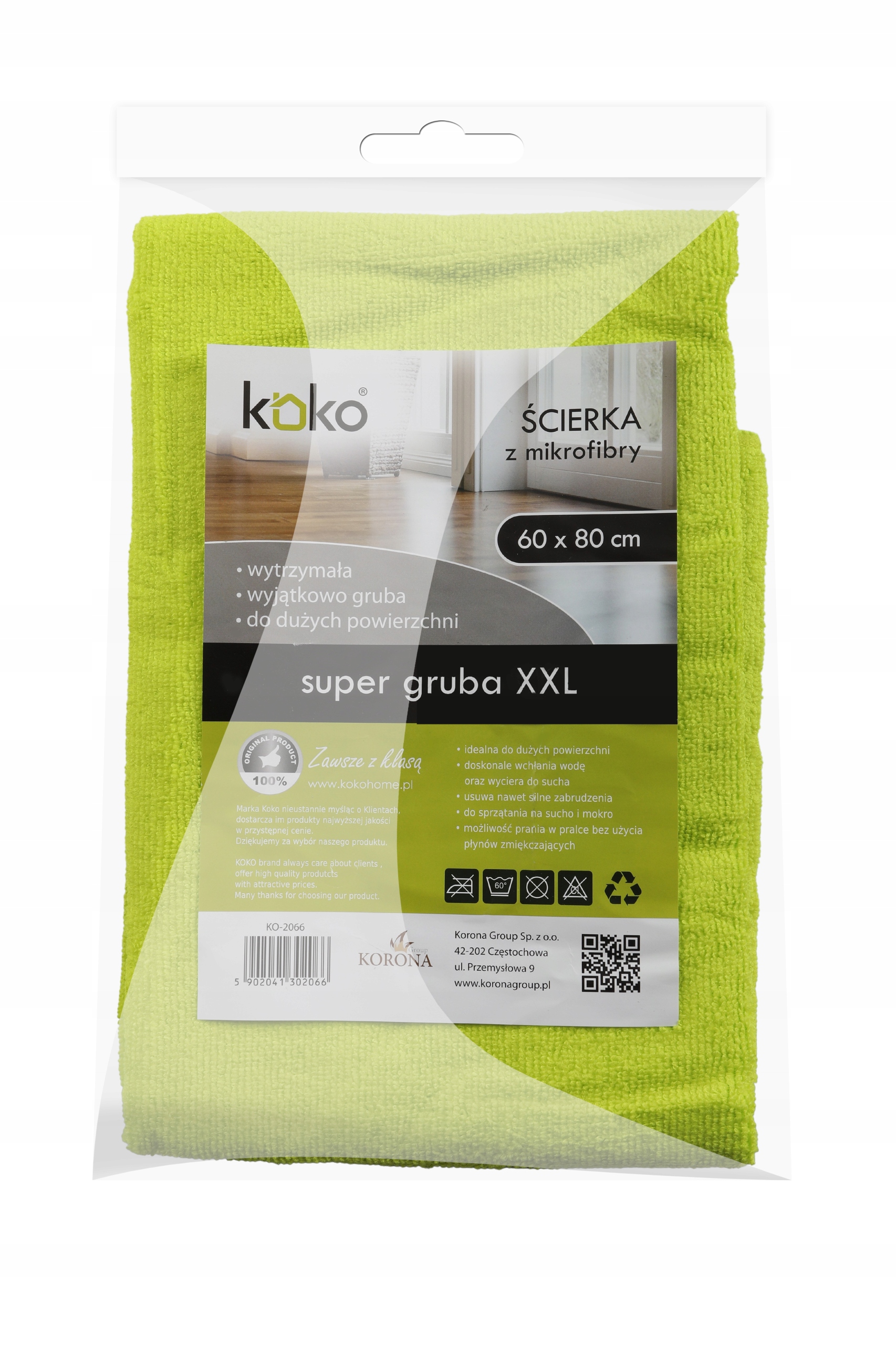 

Ścierka do podłogi duża szmata 60x80 mikrofi 25211