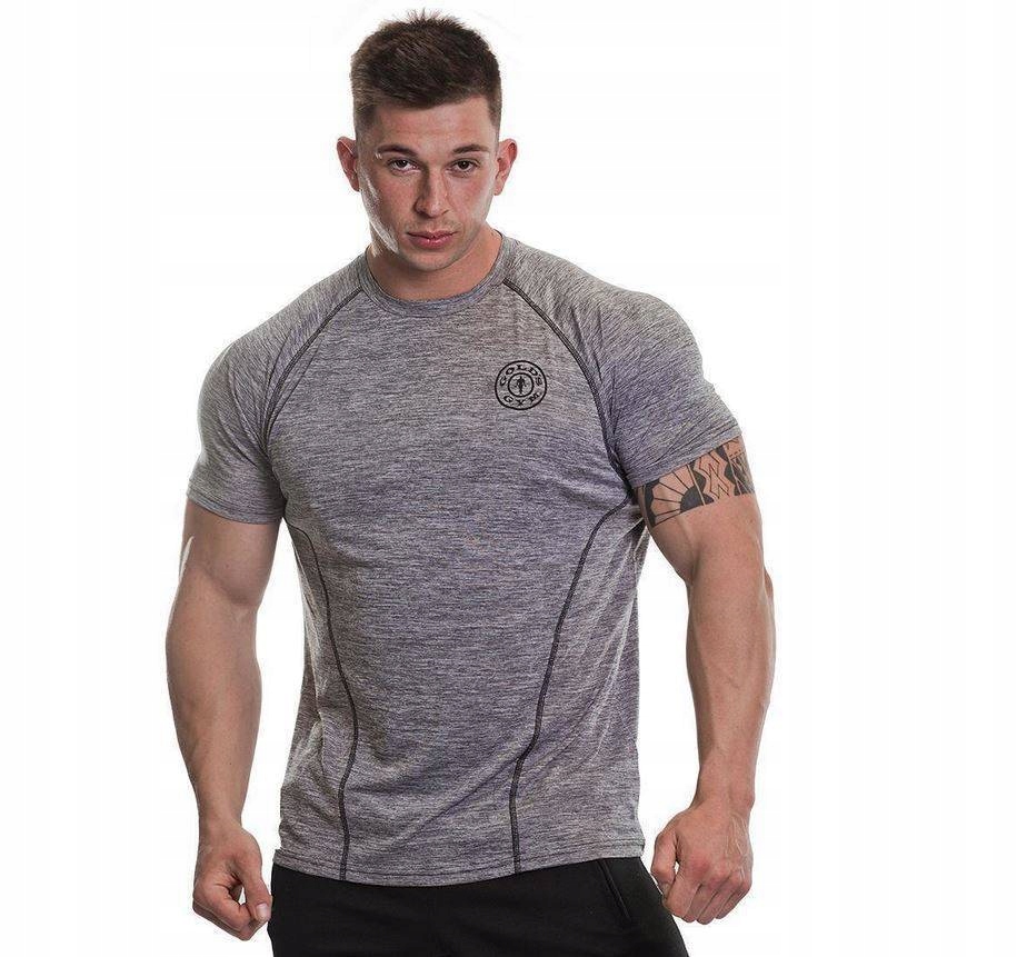 

Koszulka Męska Gold's Gym Treningowa Oddychająca L