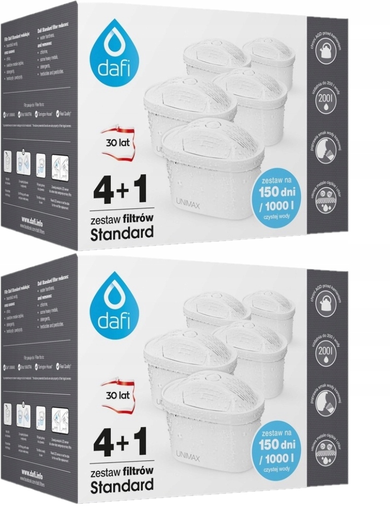 

Wkład Filtr Dafi Unimax 10 Szt Do Brita