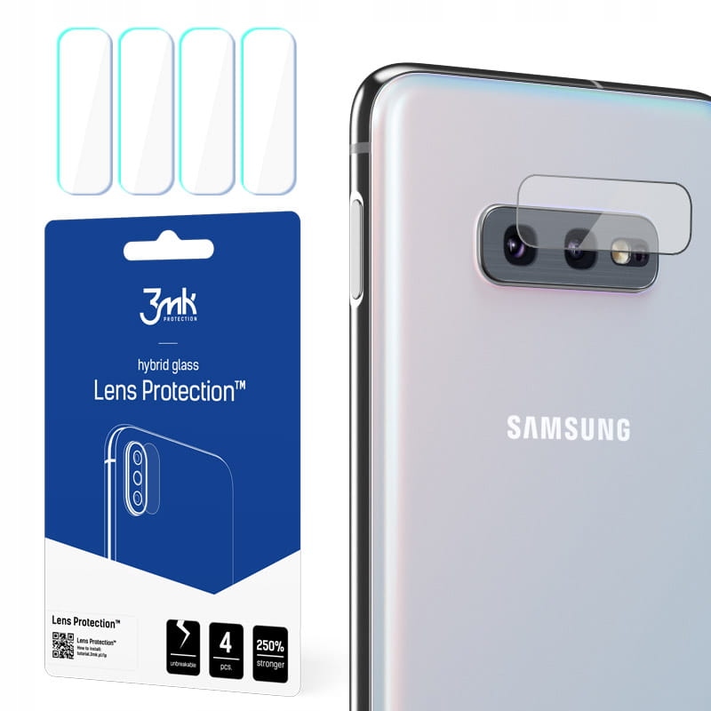 

4x Szkło obiektyw aparatu 3mk Lens do Galaxy S10e