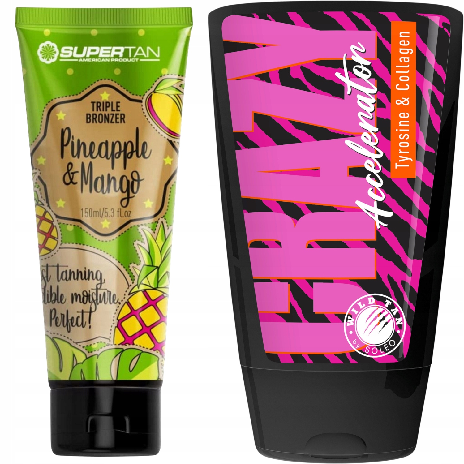 Supertan Ananas a mango Wild Tan Bonus