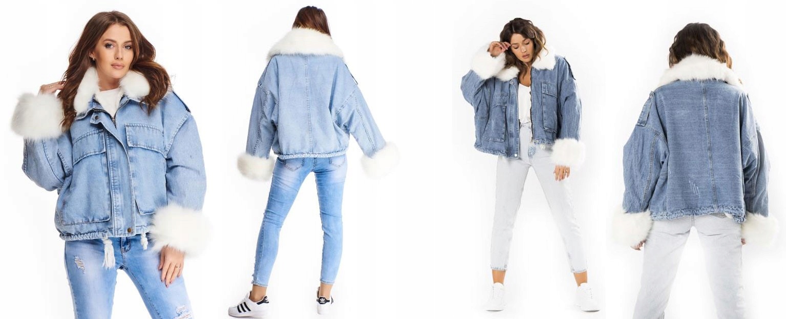 

Kurtka Jeansowa Z Futerkiem Katana Futerko Miś L