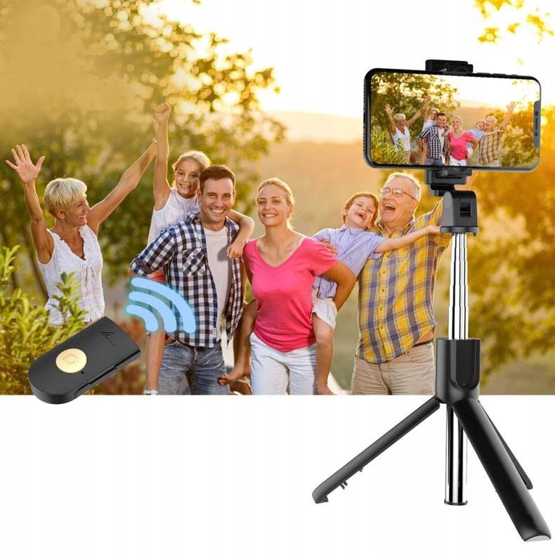 STATYW SELFIE STICK MONOPOD UCHWYT DO TELEFONU Kijek Statyw Bluetooth MOC Model ESTIPRO STICK