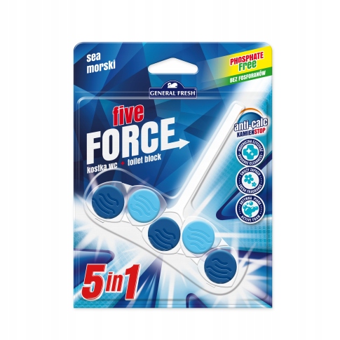 

General Fresh Kostka Zawieszka Wc Fiveforce morska