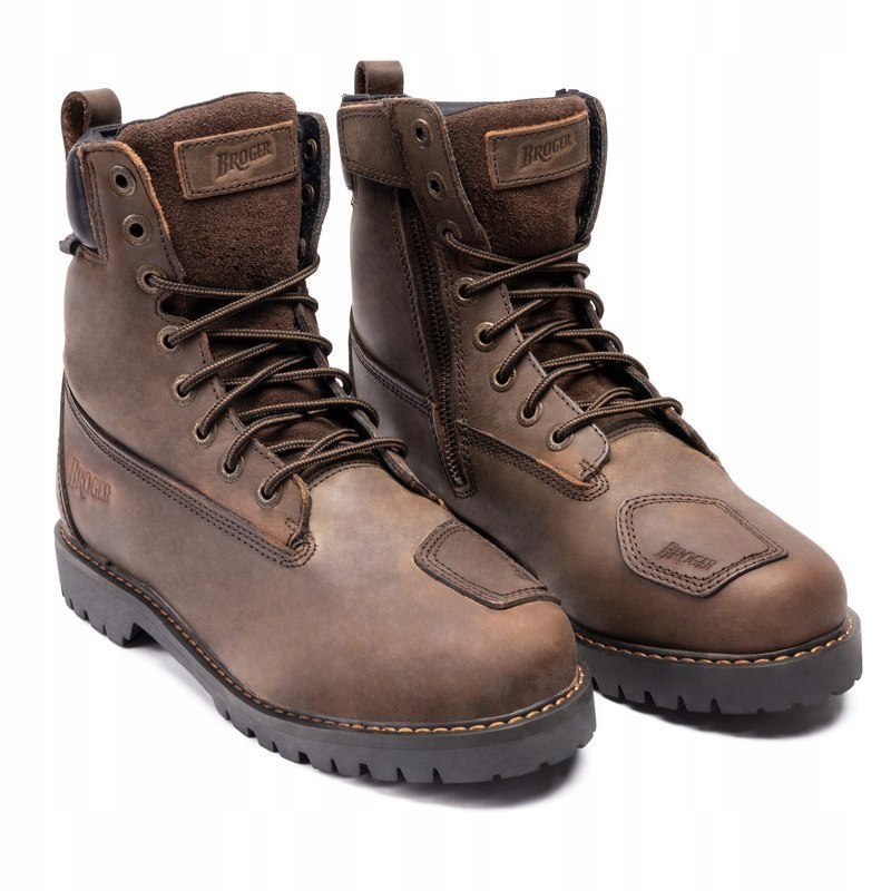 BUTY SKÓRZANE BROGER ALASKA VINTAGE BROWN 37