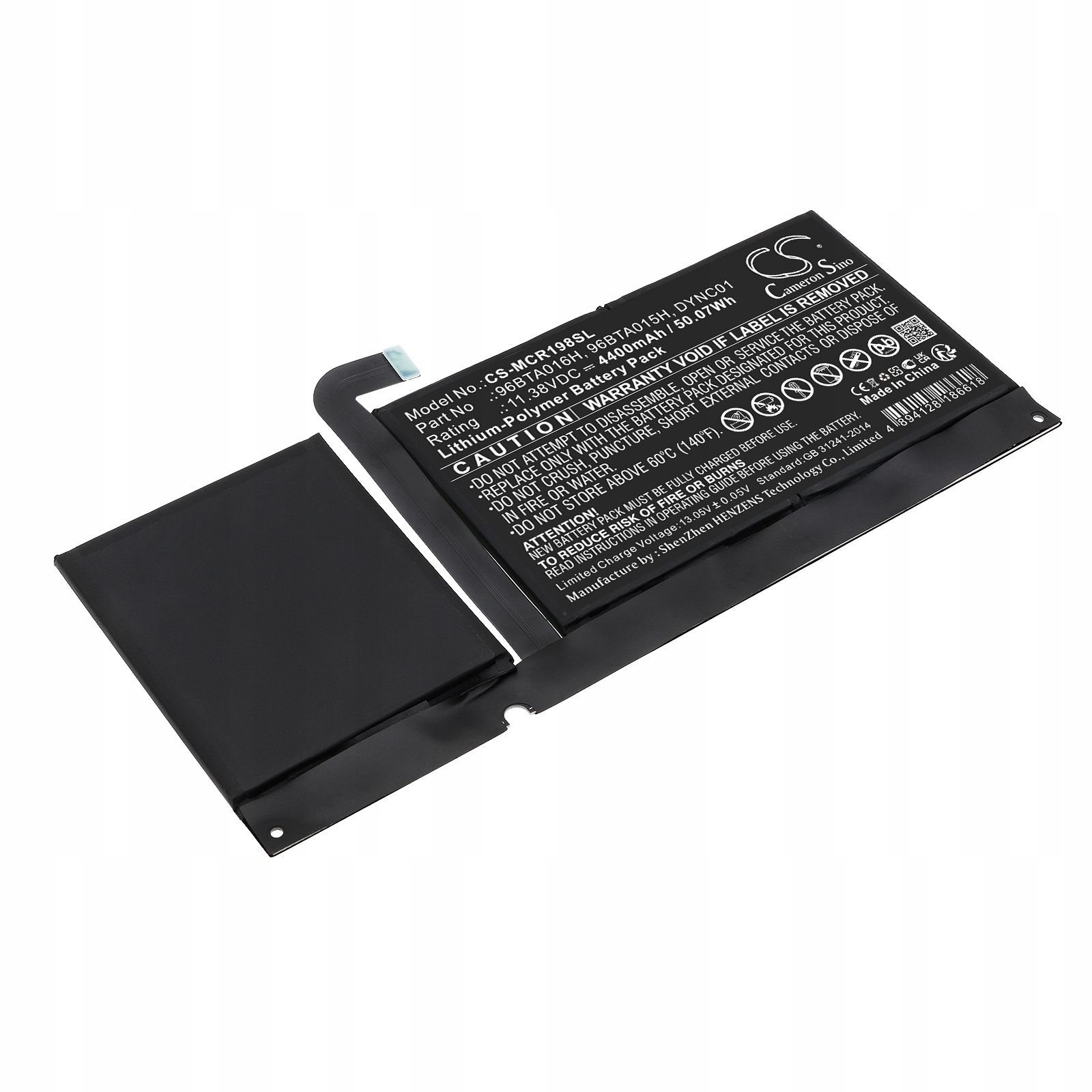 Baterie Akumulátor pro Microsoft Surface Pro 8 1982 1983 4400 mAh