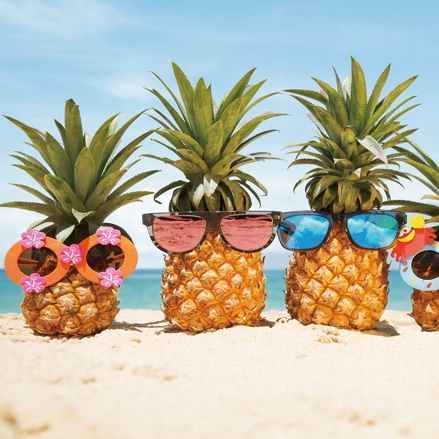 

Ogromny Ręcznik Plażowy 3D Duży XXXL Ananasy T9