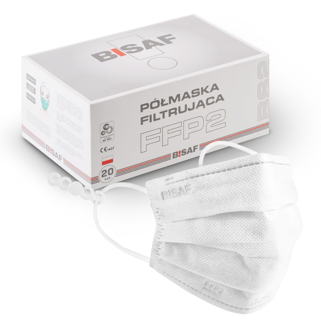 Maseczki chirurgiczne Bisaf BS2 20 szt.