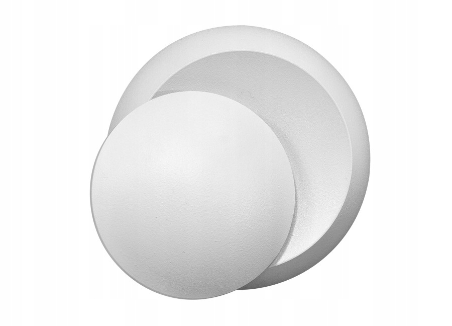 Nástenné svietidlo Eclipse Biele