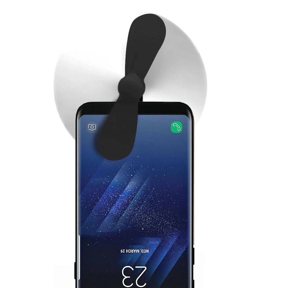 WIATRACZEK DO TELEFONU micro usb lub Lightning 2w1 Szerokość całkowita 9 cm