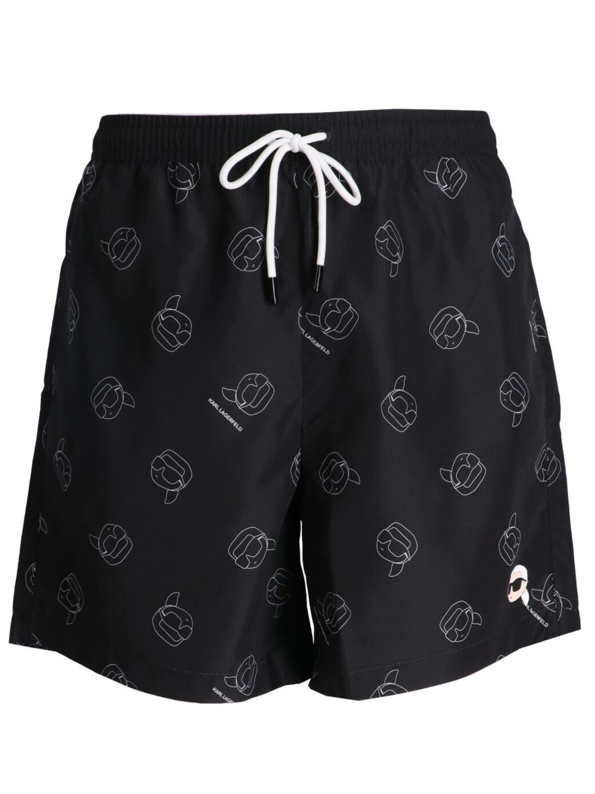 Pánské plavkové šortky Karl Lagerfeld A1M46060 černé L