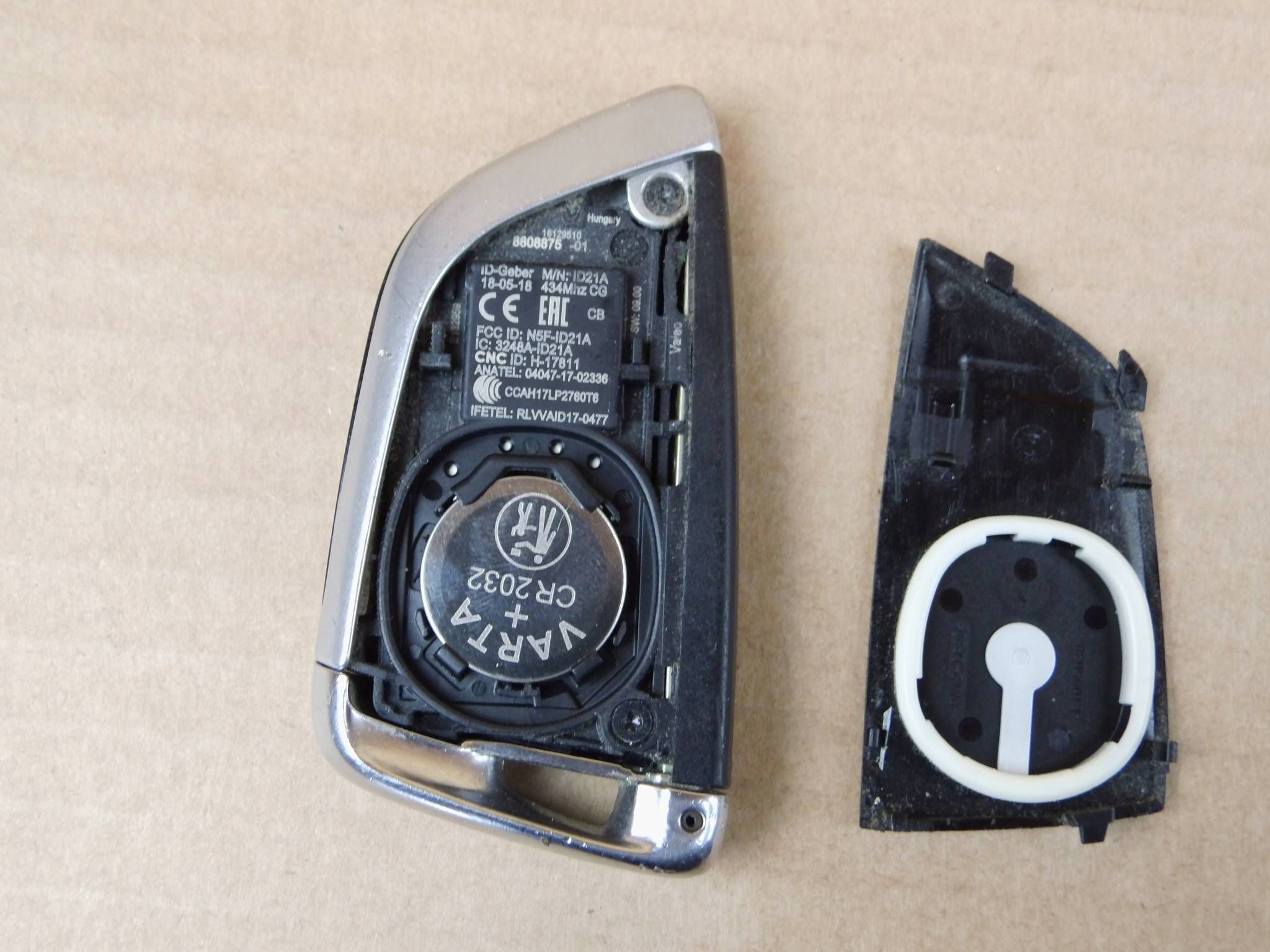 BMW 5 G30 G31 pilot Clé 8808875-01