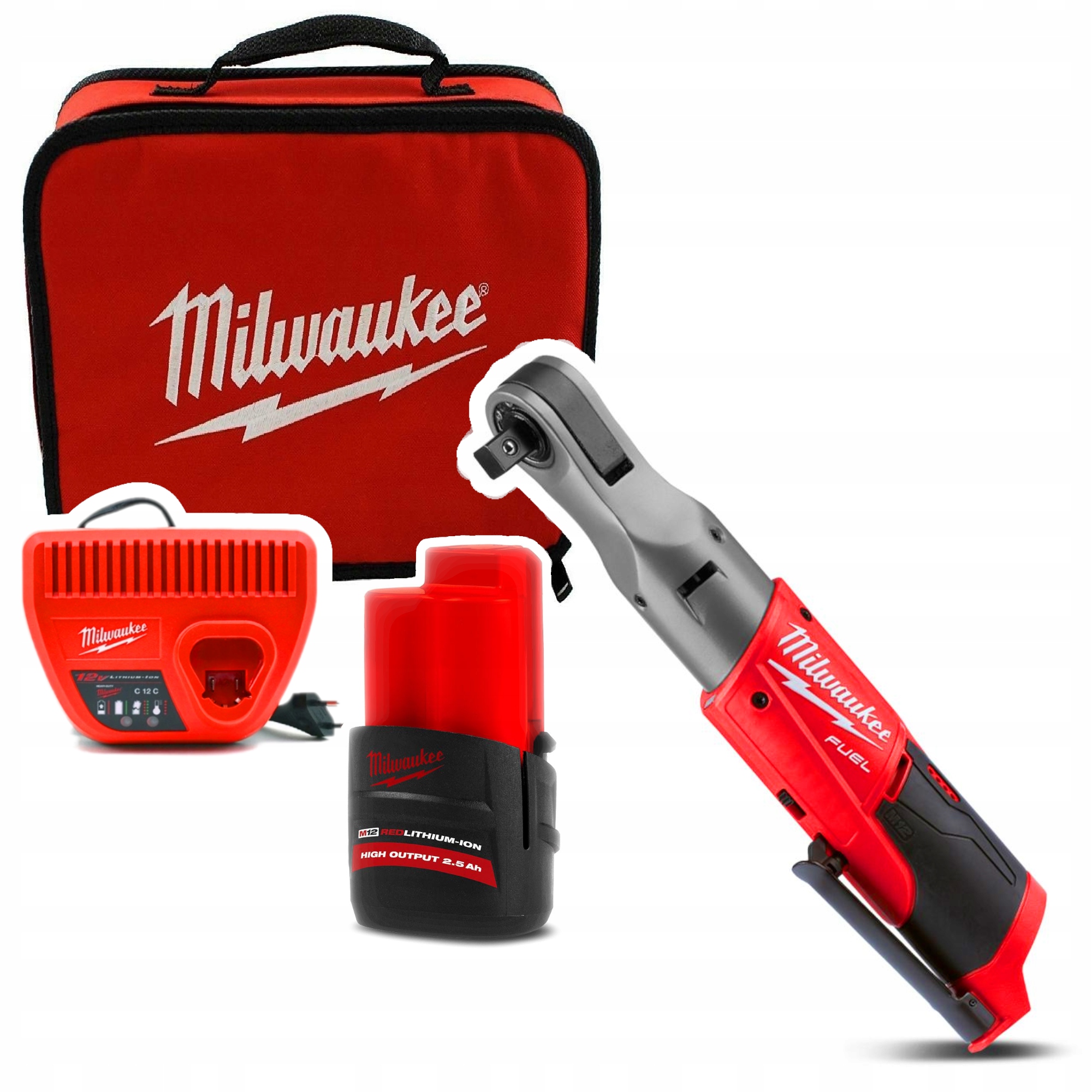Milwaukee M12 FIR12-251B Grzechotka udarowa 1x2,5ah 4933459798 highOutput