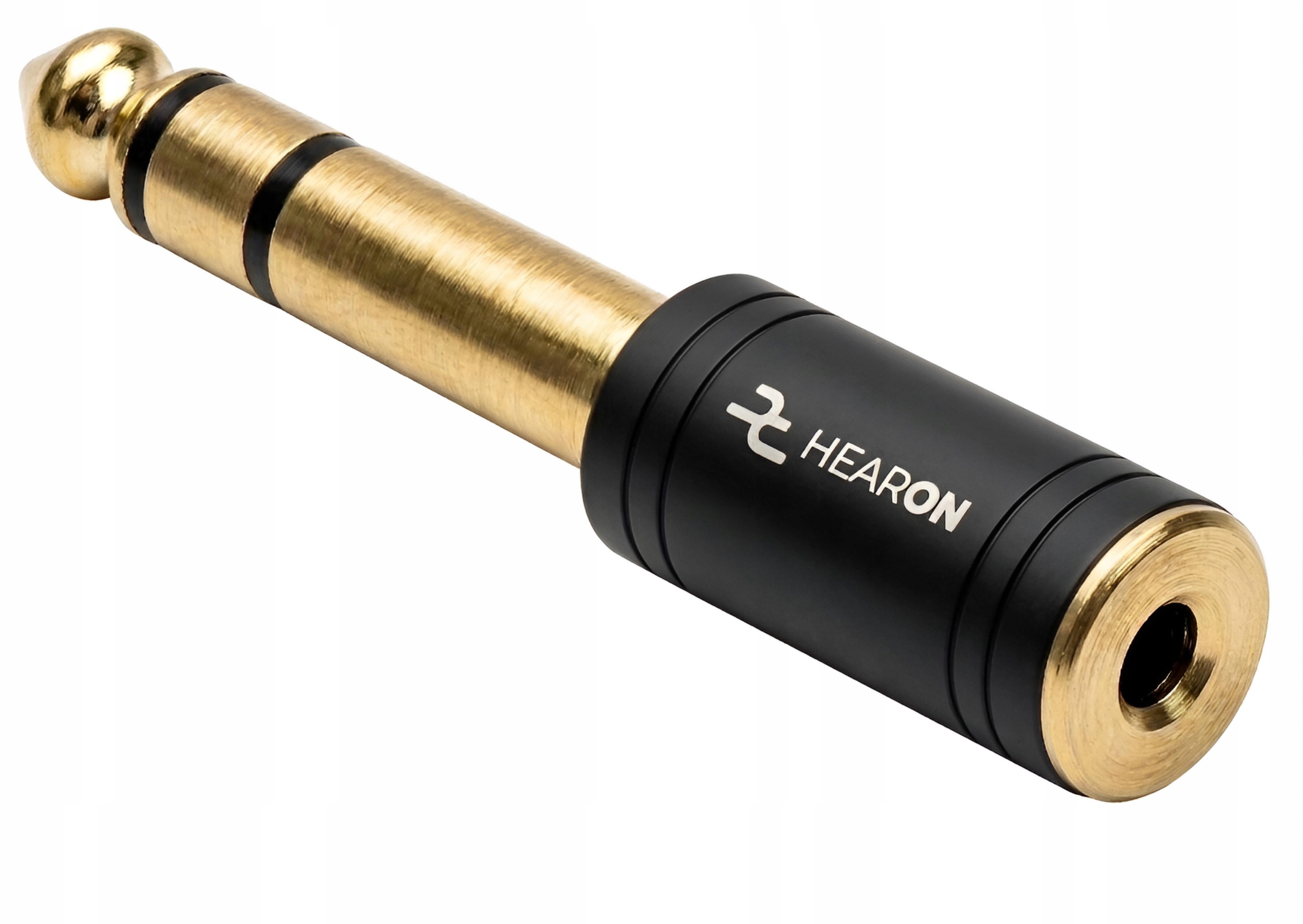 HEARON ADAPTER PRZEJŚCIÓWKA Z 3,5 mm TRS MINI JACK na 6,3 mm Duży Jack TRS