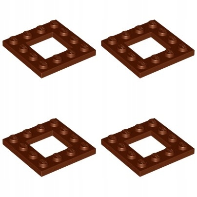 

Lego 64799 Płytka 4x4 brązowa Nowa (8g) 4 szt.