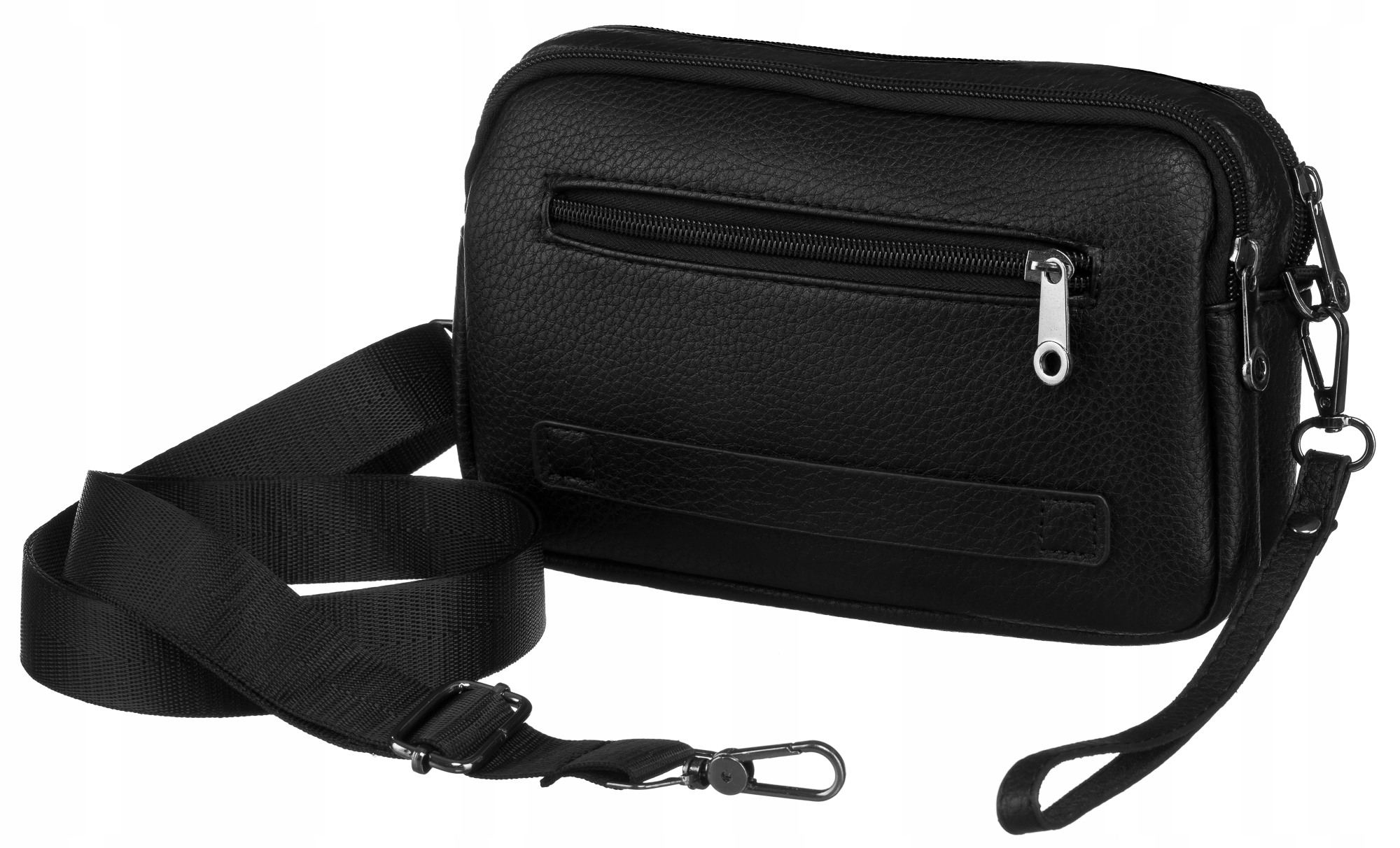 Rovicky mała torebka damska listonoszka z klapką klasyczna fakturowana Marka Rovicky