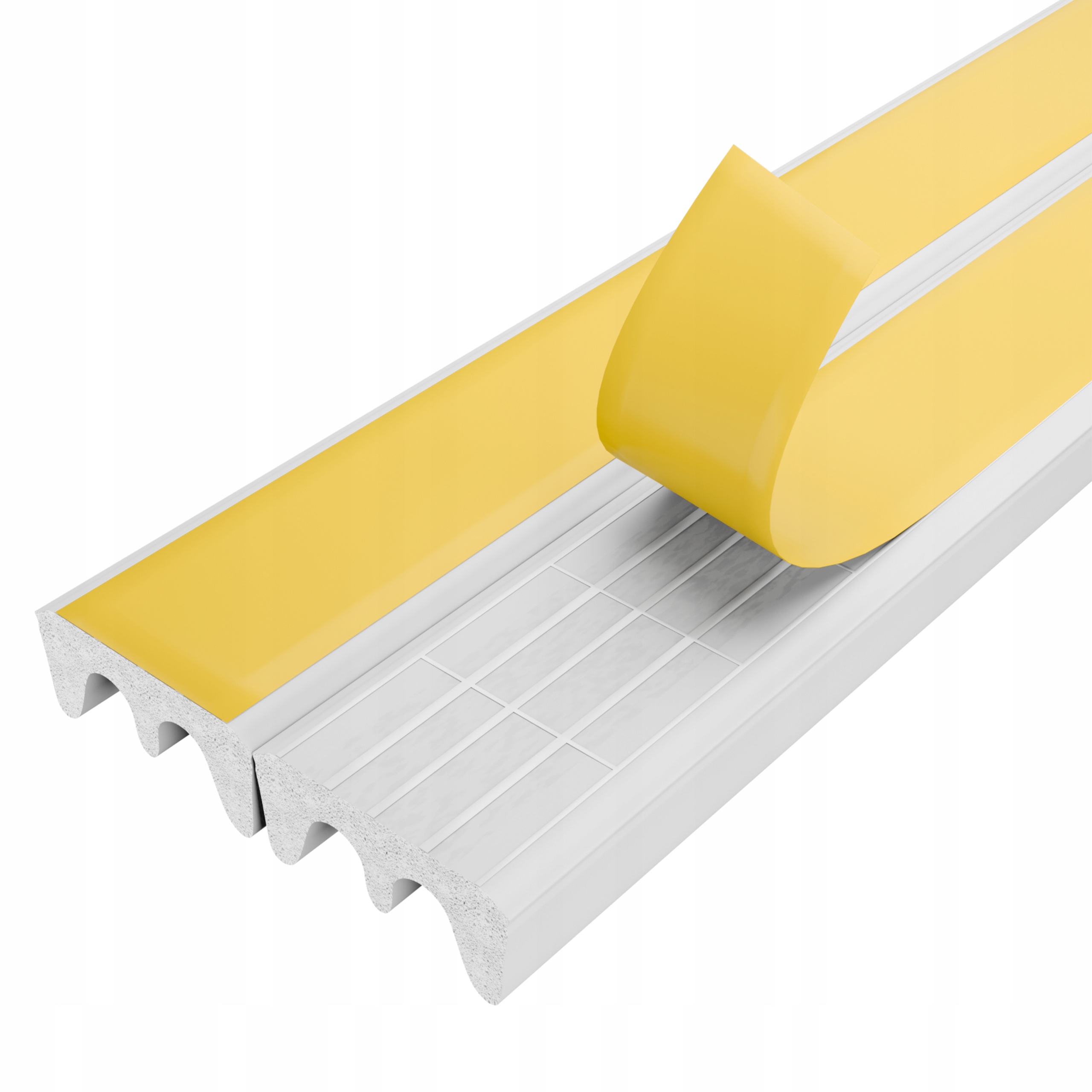 Samolepicí odhlučňovací těsnění pro okna dveří 9x4 mm E Bílá 150 m