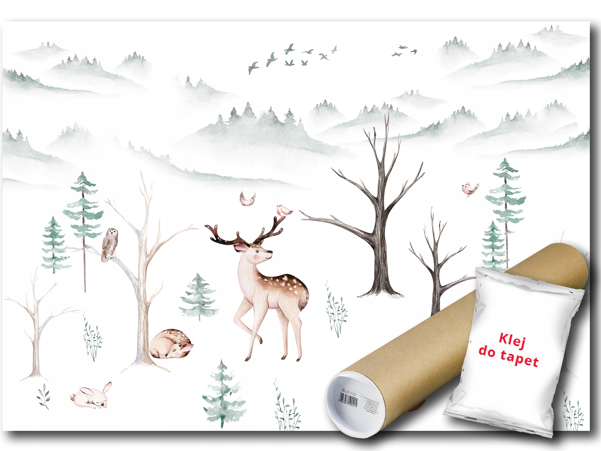 Fototapeta Flizelina Les Zvířata Stromy 368x254