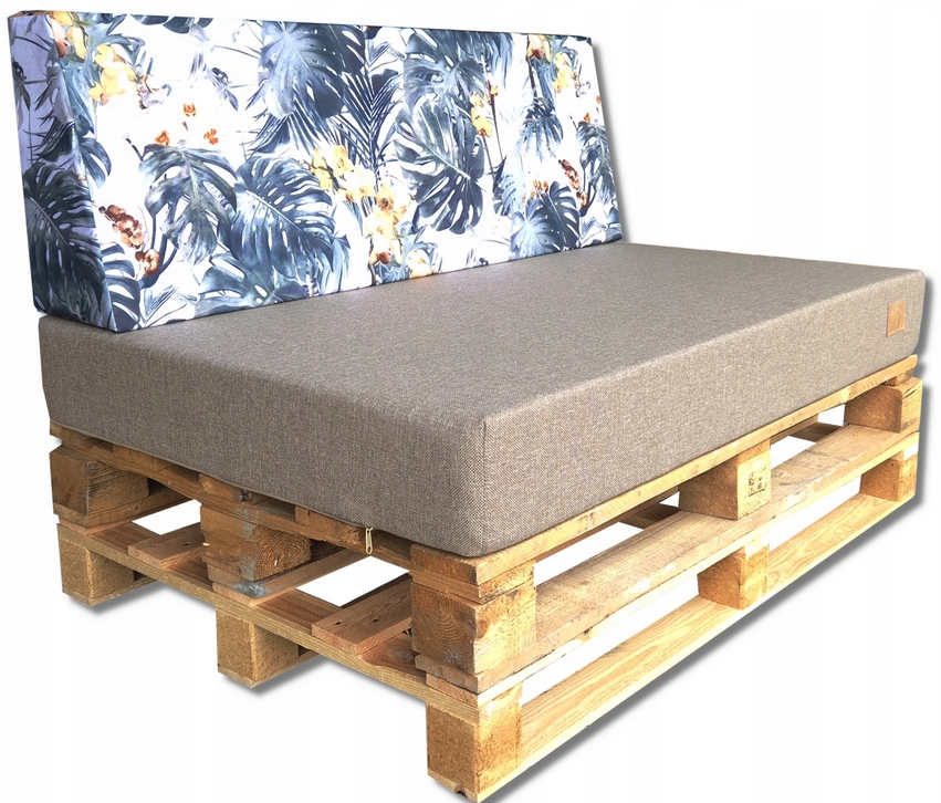 2 Polštáře na lavičku Palety Houpačka polštáře 120x80 40 klínů