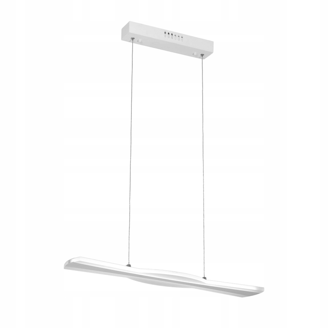 Závěsná Led lampa moderní bílá podlouhlá 62 cm nad stůl 4000K Milagro