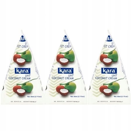 

Kara Krem kokosowy Uht Zestaw 3 x 65 ml