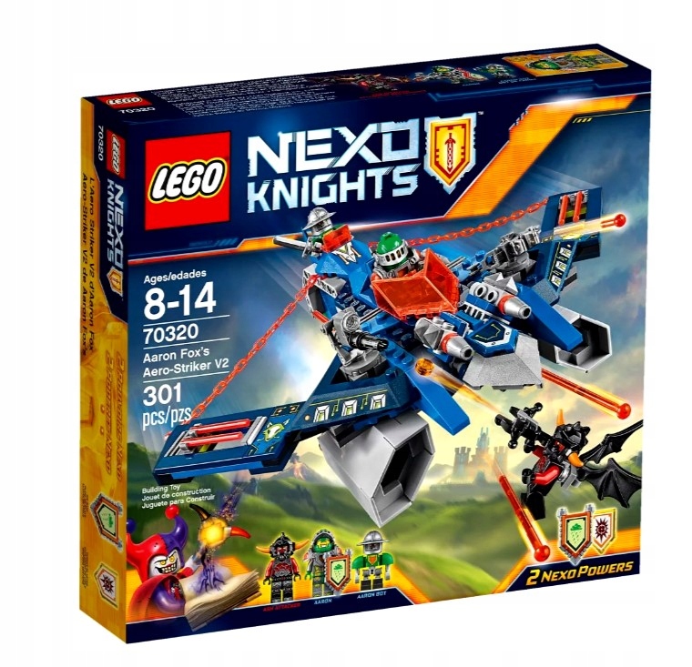 Lego Nexo Knights 70320 Stíhačka V2 Arona Gdaňsk