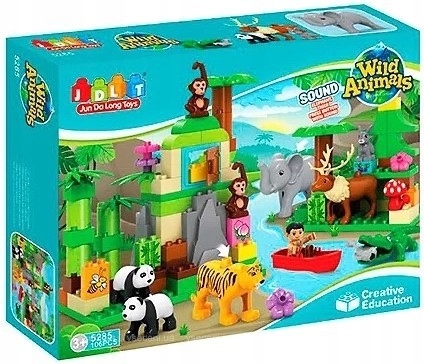 Klocki Jdlt 5285 Duże Zoo 106 El