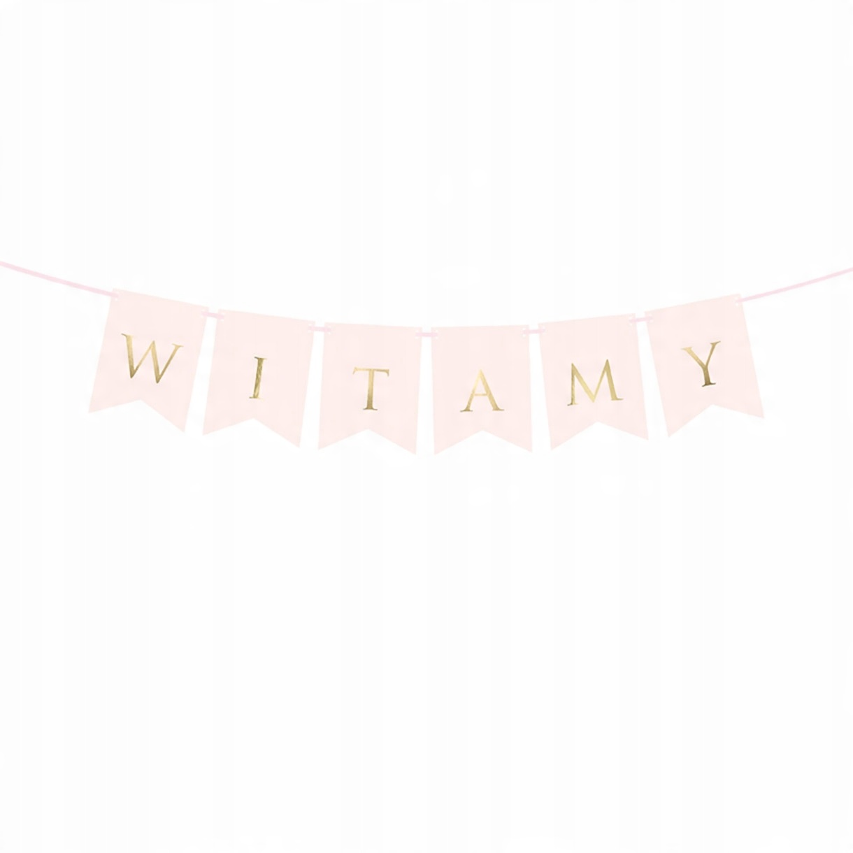

Łańcuch girlanda baner Witamy 15 x 80 cm