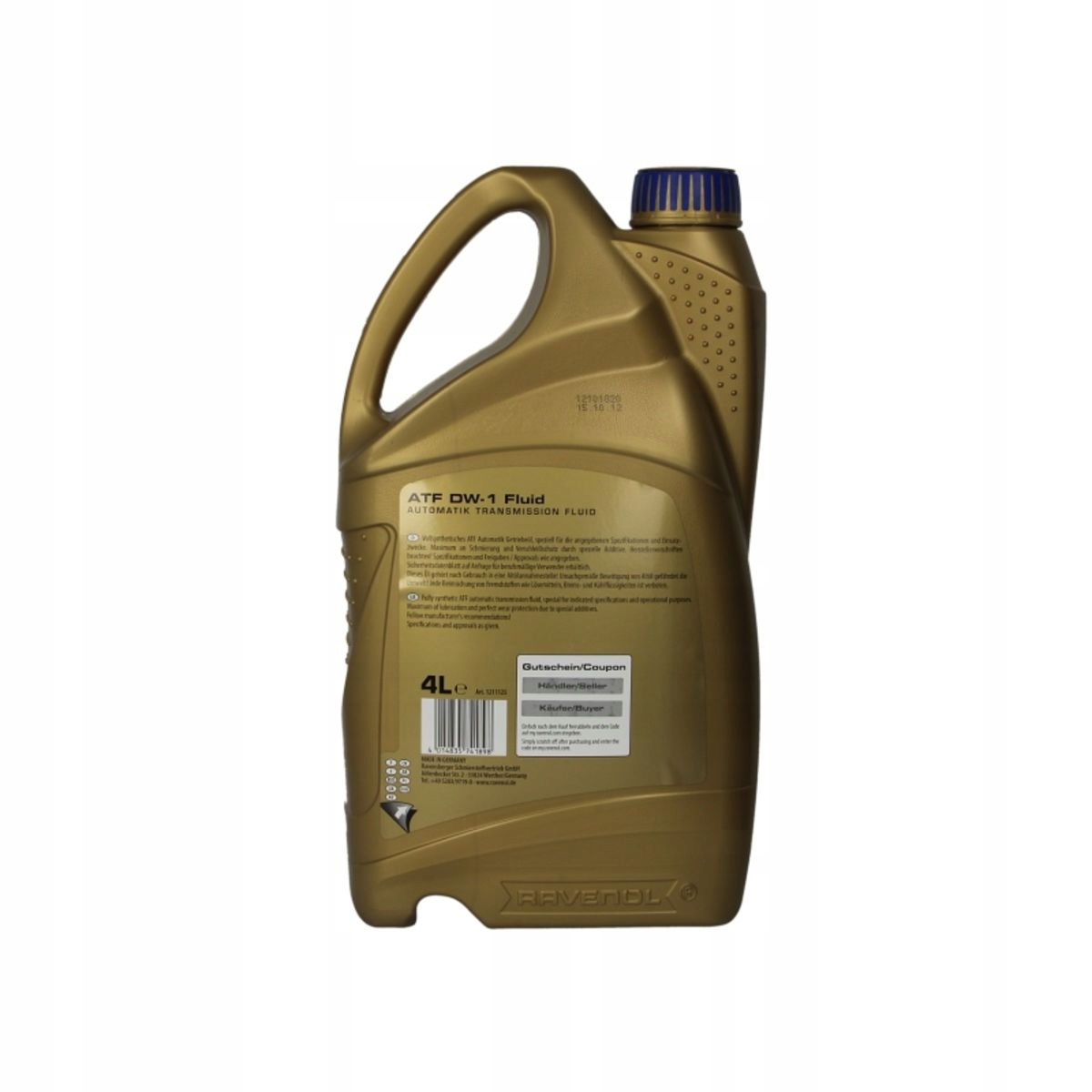 RAVENOL OLEJ PRZEKŁADNIOWY ATF ATF DW-1, 4 LITRY Producent Ravenol