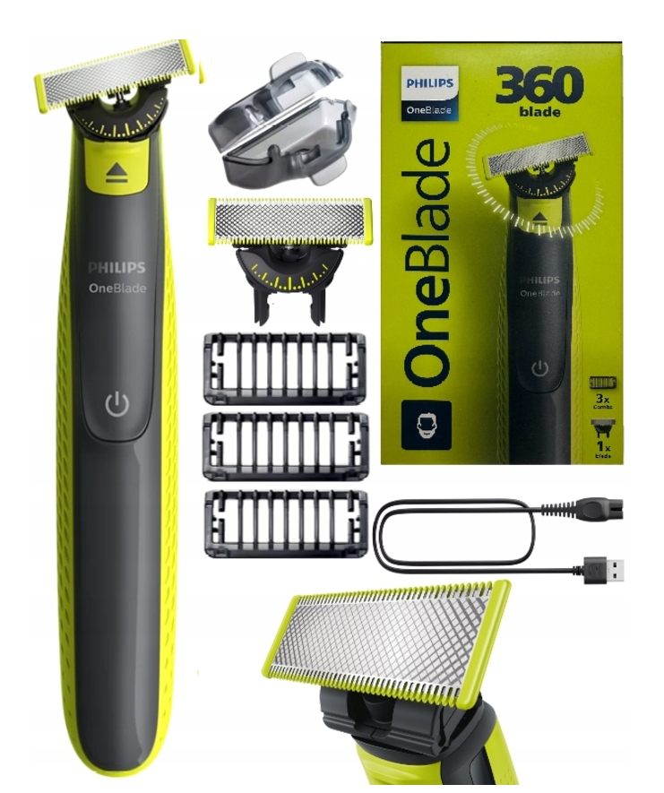 Philips OneBlade 360 3 nástavce