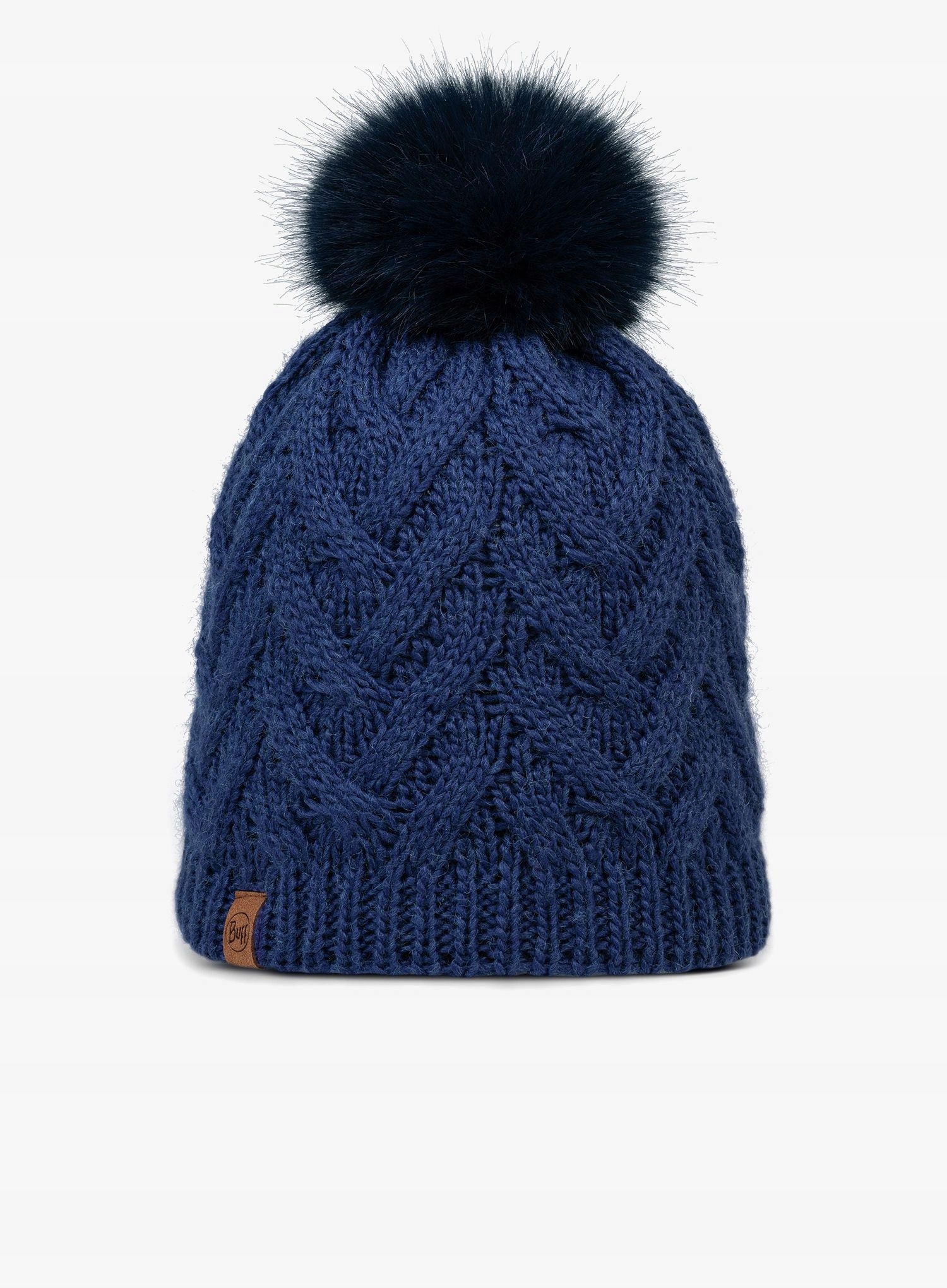 Pletená a fleecová čepice Čepice Buff půlnoční